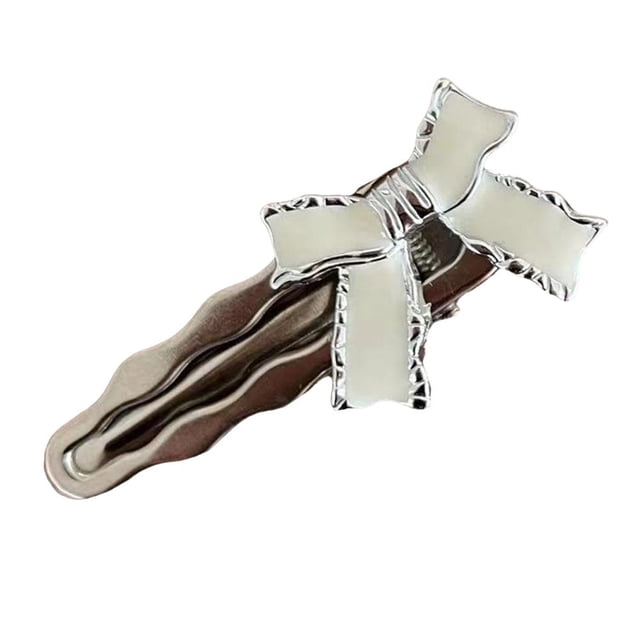 Pince à Cheveux en Métal de Luxe pour Femmes, Matériau en Alliage, Accessoire de Mode Style Ins, Design Unique