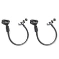 thumbnail image 1 of EeaseCA 2Pcs Creative C-type Clips Microphone Racks Universal Hose Shelves (Black), 1 of 7
