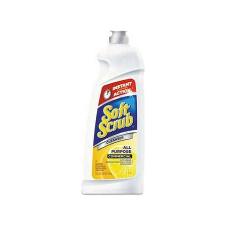 Soft Scrub 15020 Lemon Scent 36 oz. Bottle All Purpose Commercial Cleanser (6/Carton)