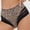 Brown, variant on Helii Women's High Waisted Tummy Control Shapewear Panties Lace Sheer Mesh Breathable Butt Lifting Underwear No Show Seamless Cotton Gusset Briefs for Daily Office Home