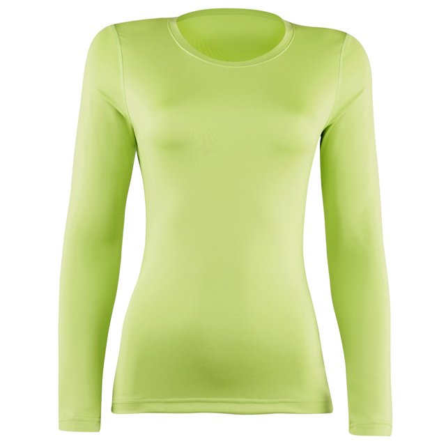 Rhino - Camiseta interior de manga larga modelo Sports para mujer (Paquete de 2) (Lima) Rhino UTRW7018_lime