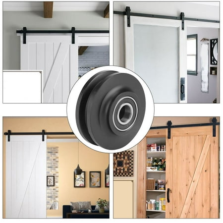 Greensen Closet Hardware Roller Door Roller 2pcs Sliding Barn