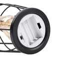 thumbnail image 2 of Battery Powered Lamp, Metal Birdcage Antique Lamp with Bird Bulb (Black), 2 of 8
