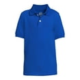 thumbnail image 5 of Wonder Nation Boys Short Sleeve Cotton Blend Polo Shirt, Sizes 4-18 & Husky, 5 of 5