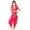 1-Hot Pink3046, variant on Little Girls Belly Dance Outfits Sequins Crop Top Mesh Pants Dancewear Set Kids 2Pcs Set, Sizes 3-12