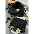 thumbnail image 6 of Kukuzhu Canvas Hobo Bag for Women Men Crossbody Shoulder Bag Handbag Large Totes Purse Satchele with Pure Color, 6 of 6