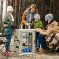 thumbnail image 3 of Eagle Peak Outdoor Camping Table,Easy Set Up Portable Lightweight Aluminum Camping Kitchen, Beige, 3 of 9