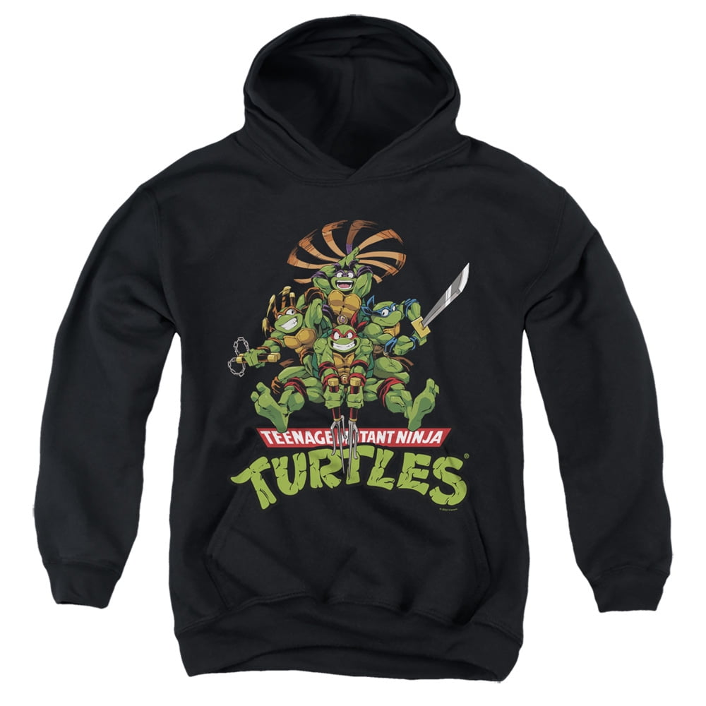 TMNT Teenage Mutant Ninja Turtles Manga Turtles Unisex Youth Pull-Over Hoodie