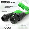 thumbnail image 4 of Expanding Water Pipe, Green 25FT Flexible Garden Hose with Spray Gun, 4 of 6