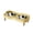 Yellow, variant on QSTDGVPW Cat Bowl Raised Stainless Steel Splashproof Elevated Food Water Dish Pet Feeding Pink