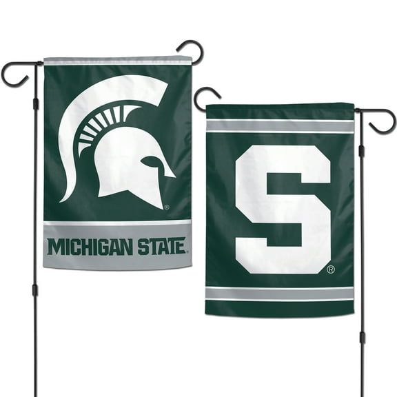 NCAA Michigan State Name 12" x 18" Garden Flag