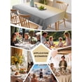 thumbnail image 6 of Color Gradient Pattern Tablecloth Square Table Cloth 60x60, Waterproof Outdoor Table Cloth Decorative Table Cover Protectors, Washable Table Cover for Kitchen Dinning Party, 6 of 8