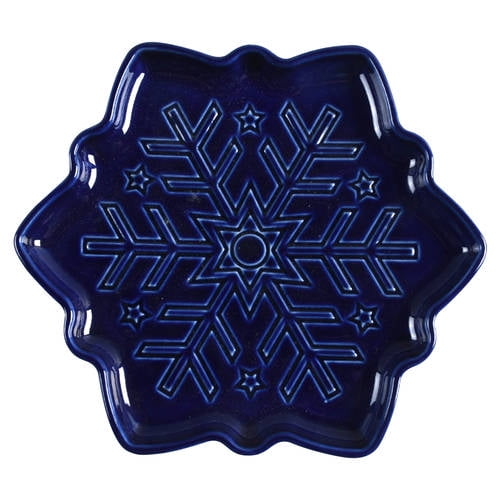 Open Box Fiesta Tableware Company Fiesta-Twilight (Intro 2021) Snowflake Shaped Plate 12262805