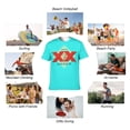 thumbnail image 3 of Dos Equis T-Shirts for Men Women, Funny Novelty Tee for Adults, Fashion 3D Print Short Sleeve, Unisex Casual Crew Neck Tee, 3 of 8