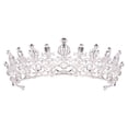 thumbnail image 3 of EeaseCA Rhinestone Wedding Crown for Women Halloween Costume Party Hair Accessories, 3 of 8