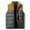 c01Brown, variant on USNSM (M-5XL) Plus Size Men's Puffer Vest Casual Stand Collar Quilted Waistcoat Outdoor Padded Vest Jacket Coat Brown XXXXL
