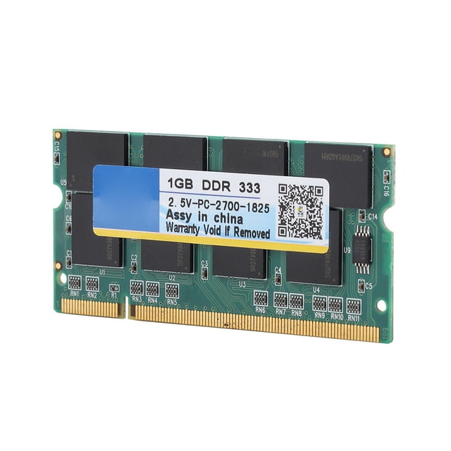 Computer Memory Stick 1GB, Xiede 1G 333MHz Laptop RAM para DDR PC-2700 Notebook Compatibilidad Total para Intel para AMD