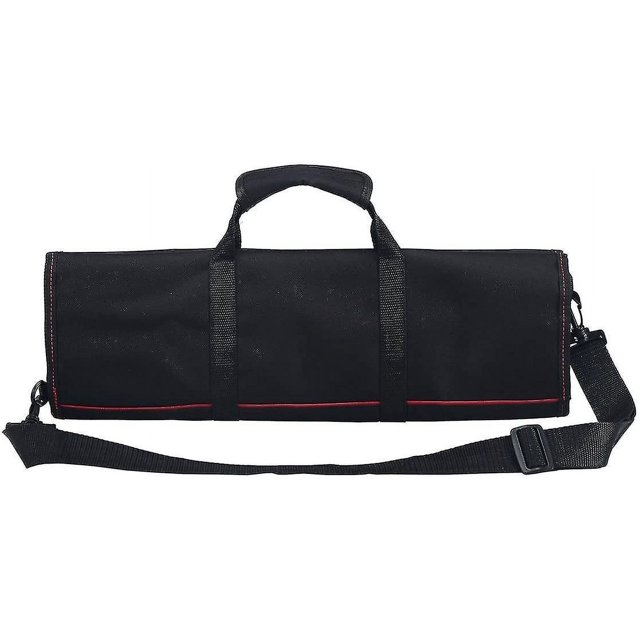 Bolsa enrollable para cuchillos de chef YONGSHENG 21 ranuras 1 bolsillo grande con cremallera