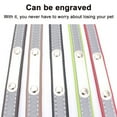 thumbnail image 4 of Dog Collar with Engraved Name Tag, Customizable, Soft Leather, Dog Collar with Individual Identification Tag, for Small, Medium a, 4 of 8