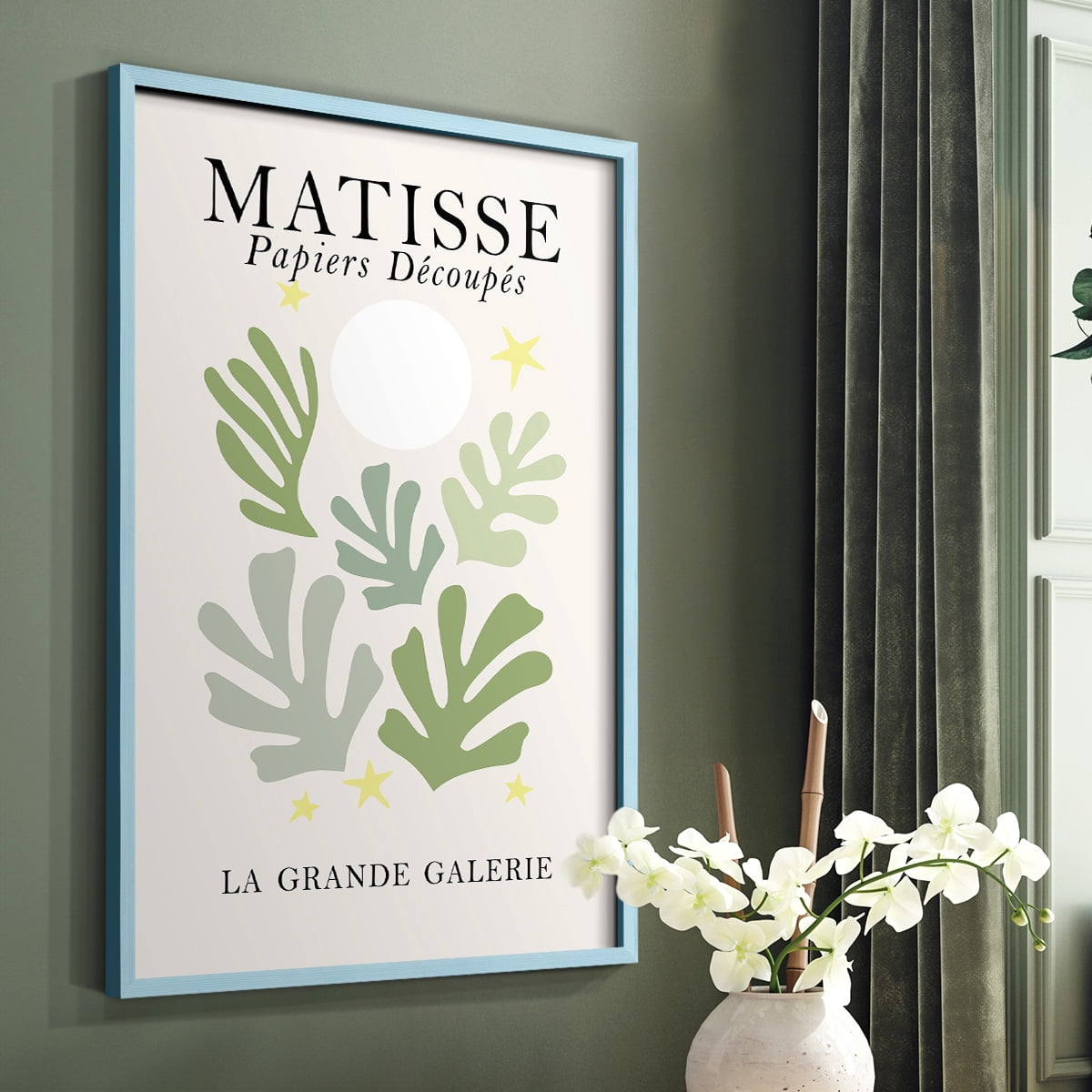 Matisse CCLXXXIV in Solid Wood 8 x 10 Framed Print