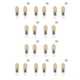 thumbnail image 2 of Ounissouiy Bombilla LED de 2 uds., luces nocturnas emisoras de luz de 360 grados para candelabros, lámparas de , iluminación de gabinete Luz blanca AC/DC12V 10Conjunto, 2 of 6