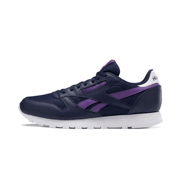 REEBOK MENS Classic Leather "Vector Navy Purple" FX2281 from Stadium Goods