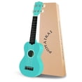 thumbnail image 1 of POMAIKAI Ukelele soprano Ukelele de madera para principiantes Ukelele de guitarra hawaiana 21"Principiante y estudiantes (azul), 1 of 5