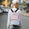 thumbnail image 7 of FORMRS Mini Backpack Purse for Women Quilted Travel Daypack Casual Shoulder Bag, Light Blue Gradient, 7 of 7