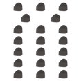 thumbnail image 4 of Esponjas para pintura facial Yinane 20 piezas Negro, 4 of 8