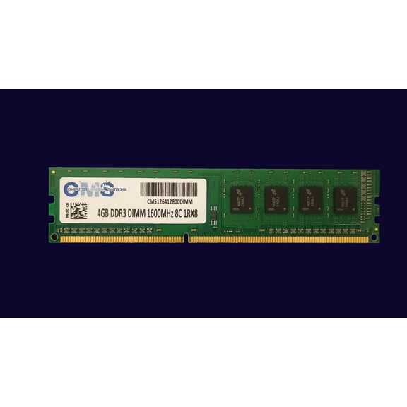 CMS 4GB (1X4GB) DDR3 12800 1600MHz NON ECC DIMM Memory Ram Upgrade Compatible with HP/Compaq Pavilion 500-205t, 500-212la, 500-214d, 500-232d - A73