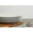thumbnail image 4 of 10 Strawberry Street Simply White 10.5" Round Ceramic Dinner Plate, Set of 6, 4 of 6