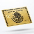thumbnail image 5 of Car Stickers,Mexican Express Credit Card Sticker Debit Card Skin Credit Card Skin Cover Stylish Card Stickers For Debit Cards Credit Cards Card Cover (Golden Mexican Express) Custom Stickers, 5 of 5