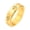 Gold, variant on Men Stainless Steel 6mm Fidget Ring Cross Spinner Band with Cubic Zirconia Inspirational Anxiety Rings Gold Size 12