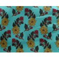 thumbnail image 4 of oneOone Georgette Viscose Tissu Feuilles & Imprimé Floral 1 Yard 42 Inch Wide, 4 of 4