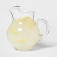 thumbnail image 3 of 90.6 fl oz Glass Round Pitcher with Handle : Traditional Clear Beverage Server, BPA & Lead-Free, 3 of 3