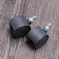 thumbnail image 4 of Miangastore Roulettes Pivotantes Robustes pour Meubles en Nylon PP Couleur Noire Rotation 360 Degrés Base Carrée 1 Pouce, 4 of 8