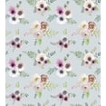 thumbnail image 3 of Anemone Flower Duvet Cover Set, Vintage Bouquets Bridal Corsage Design Shabby Leaves Ranunculus Blossoms, Decorative 2 Piece Bedding Set with 1 Pillow Shams, Twin Size, Multicolor, by Ambesonne, 3 of 3