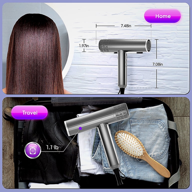 SKIMI Ionic Hair Dryer, High Speed 110000RPM Blow Dryer, Hair Blow