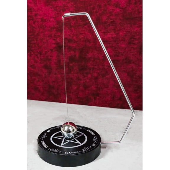 Gothic Pentagram Pendulum Board For Decision Making Divination Dowsing Wicca