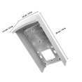 thumbnail image 2 of HEATSHAKING 1Pcs Grey Plastic Doorbell Cover For Homeowners In Weatherproof Conditions, 2 of 8