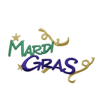 MARDI GRAS Sequin Iron On Patch Sets