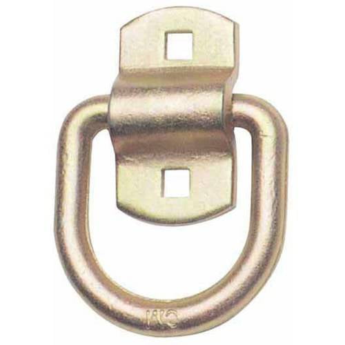 CURT 83740 3 x 3Inch SurfaceMounted Trailer DRing Tie Down Anchor, 11,000 lbs Break Strength