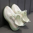 thumbnail image 5 of Girls' Boys' Breathable Sneaker Mesh Soft Sole Sports Light Lace-Up Casual Shoes Walking Shoes, 5 of 7