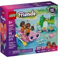 thumbnail image 3 of LEGO Friends Axolotl Adventure Boat Building Toy for Girls & Boys - Pretend Play Set for Kids, Ages 5+ - W/Leo Minidoll, Alba Microdoll, 2 Toy Pets, & Accessories - Gift Idea for Birthdays - 42681, 3 of 8