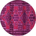 thumbnail image 1 of Ahgly Company Indoor Round Persian Pink Traditional Area Rugs, 5' Round, 1 of 4
