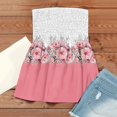 thumbnail image 5 of Women's Summer Tube Tops Casual Strapless Tops Loose Sleeveless Going Out Bandeau Tank Shirts, 5 of 5