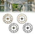 thumbnail image 4 of Vintage Metal Outdoor Wall Clock Stylish Decoration for Outdoor Space 34cm/40cm E, 4 of 5