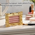 thumbnail image 3 of 3.94*3.15IN Vintage European Style Jewelry Display Rack, Ring Storage With Photo Frame Design - Photo Frame - Shaped Ring Organizer For Jewelry Exhibition & Storage - For Jewelry Stores,G, 3 of 4