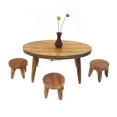 thumbnail image 1 of Miniature Furniture Wooden DIY Desk Chair Kids Pretend Play Toy, 1 of 1