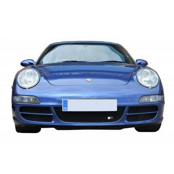 Porsche 997.1 (C2,C2S,C4,C4S) - Front Grill Set - Black finish (2004 to 2008)
